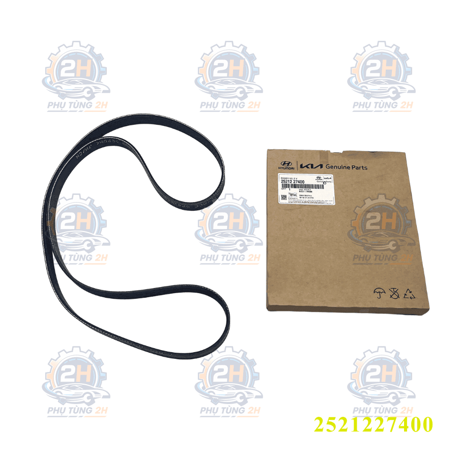 Dây tăng tổng Hyundai Santafe Gold 2001-2005 6PK1513 2521227400 Mobis — ảnh 1