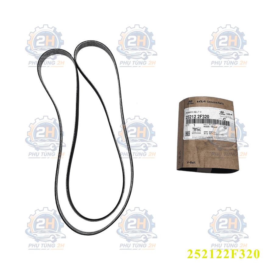 Dây tăng tổng Hyundai Santafe 13-15, Palisade 2019 6PK2415 252122F320 Mobis — ảnh 1