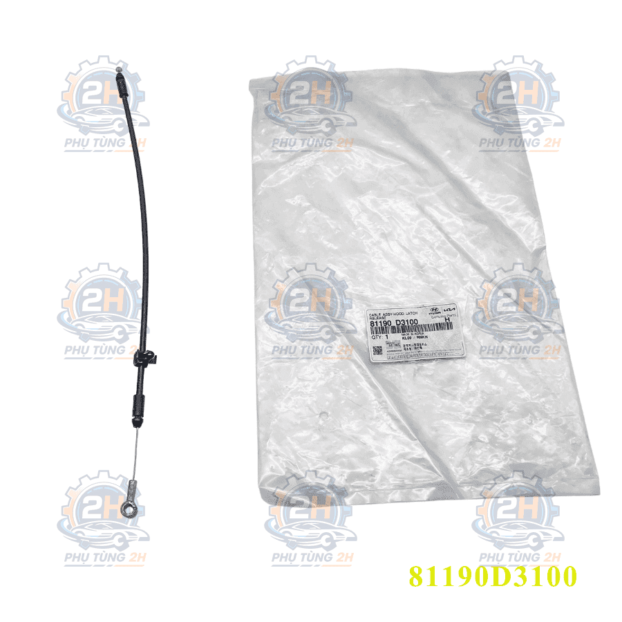 Dây giật nắp cabo ngắn Hyundai Tucson 2015 81190D3100 Mobis — ảnh 1