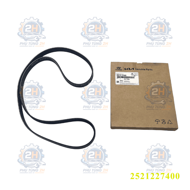 Dây tăng tổng Hyundai Santafe Gold 2001-2005 6PK1513 2521227400 Mobis