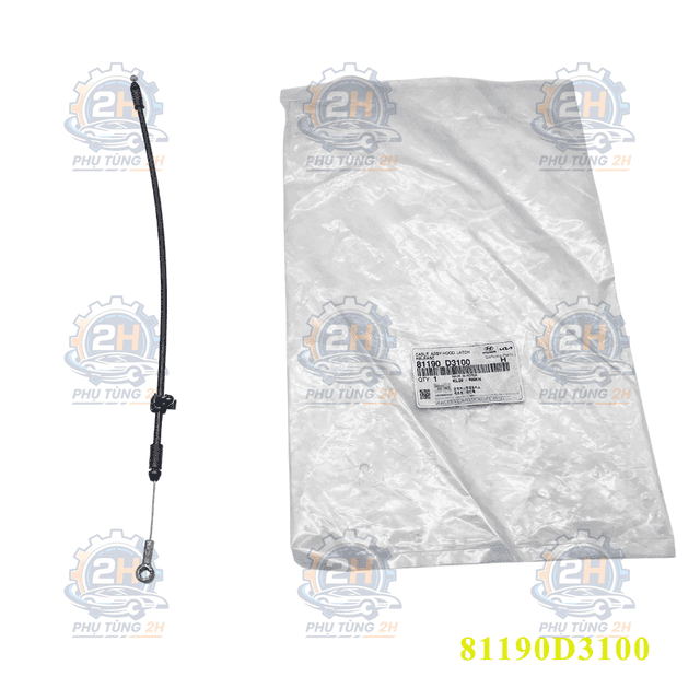 Dây giật nắp cabo ngắn Hyundai Tucson 2015 81190D3100 Mobis