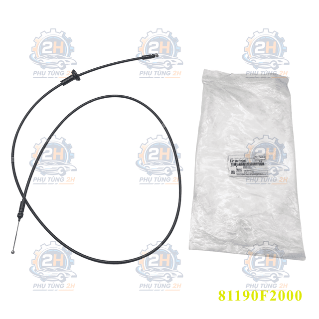 Dây mở nắp cappo đoạn dài Hyundai Elantra 2017-2022 81190F2000 Mobis