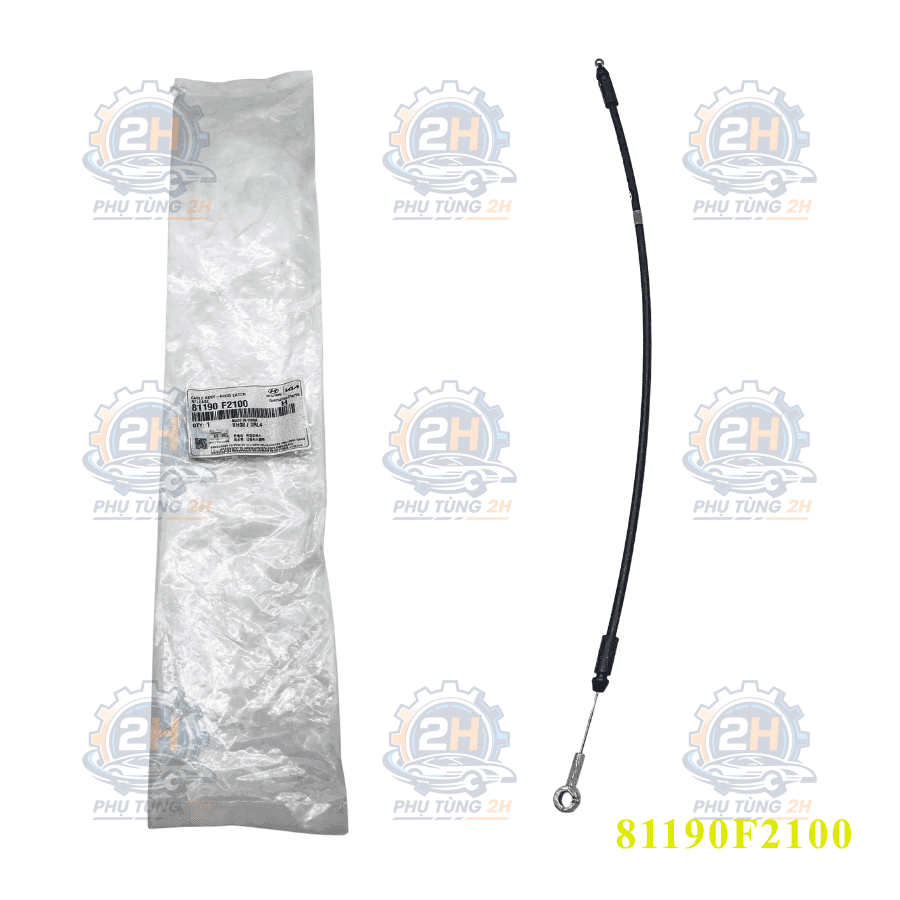 Dây mở nắp cappo đoạn ngắn Hyundai Elantra 2017-2022 81190F2100 Mobis — ảnh 1