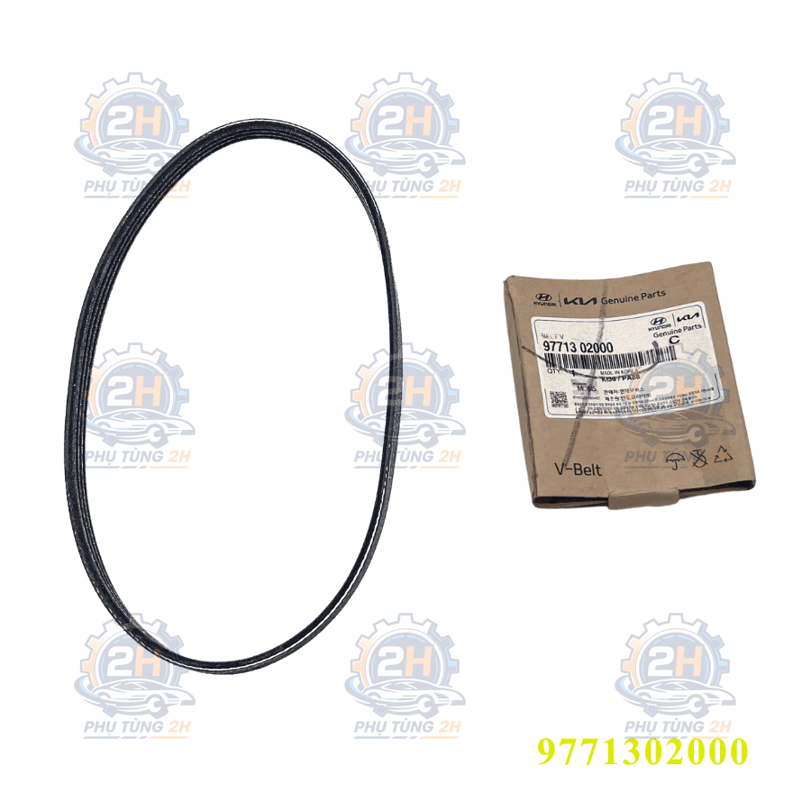 Dây điều hòa Kia Morning 4PK675 9771302000 Mobis — ảnh 1